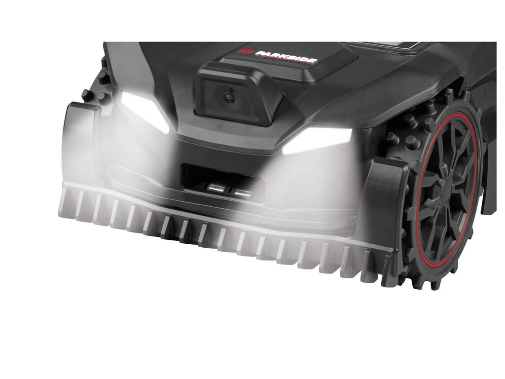 PARKSIDE PERFORMANCE Baterijska robotska kosilica »PPAMR 1250 A1«, do 1250 m² s baterijom, stanicom za punjenje i nadzorom kamerom bez granične žice