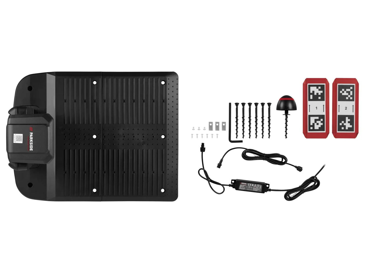 PARKSIDE PERFORMANCE Baterijska robotska kosilica »PPAMR 1250 A1«, do 1250 m² s baterijom, stanicom za punjenje i nadzorom kamerom bez granične žice