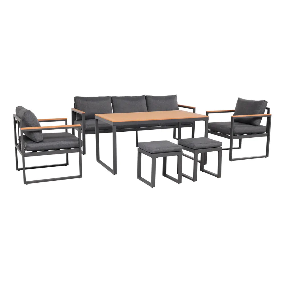 Metalna vrtna garnitura Stil Chloe aluminijska