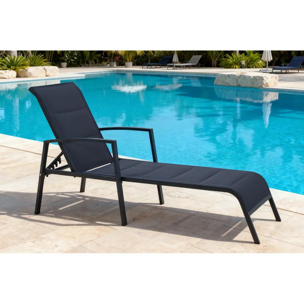 Metalna ležaljka aluminijska Stil Breez plava