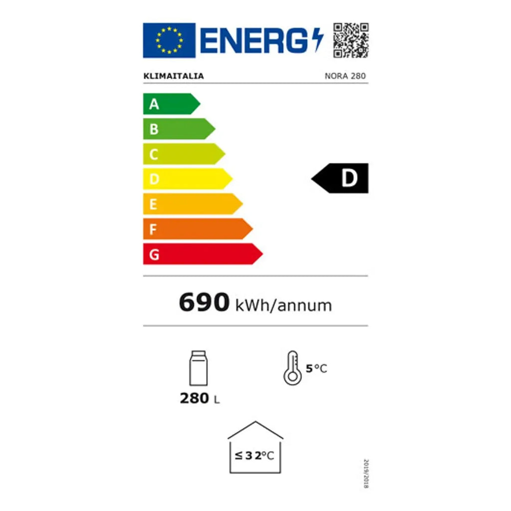 Ventilirani hladnjak za izlaganje pića NORA 280
