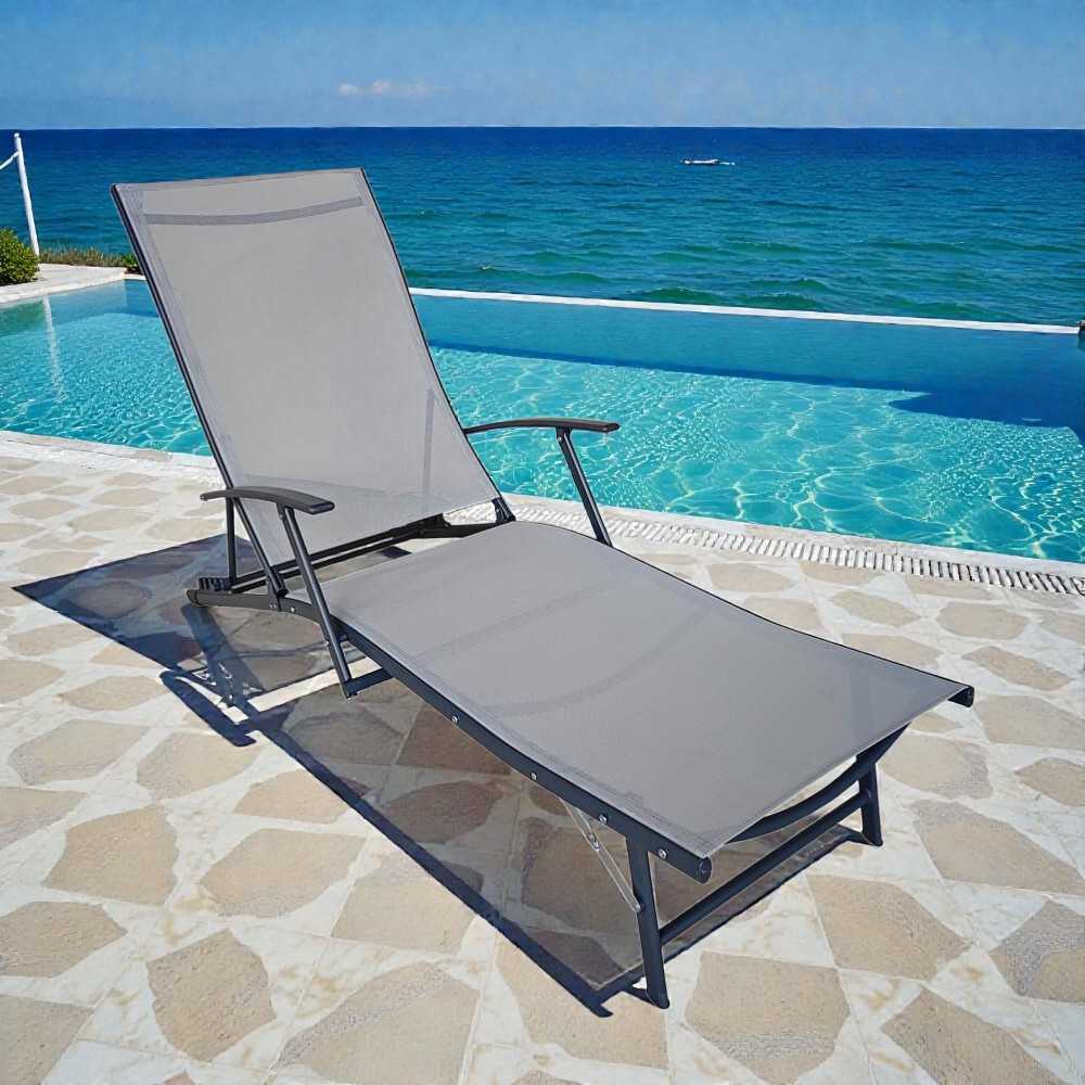 Metalna ležaljka Stil Clara 182 x 60 x 34/92 cm