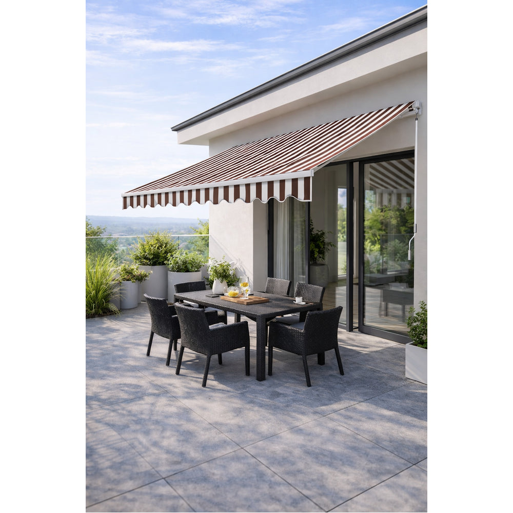 Tenda Tika 295x200 cm bordo bež